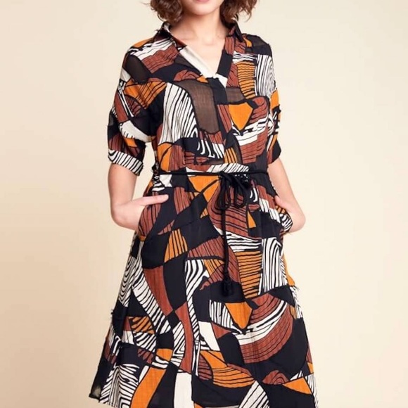 Byron Burnout Dress - Picture 2 of 4